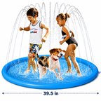 Purely Paws Splash Pad for Dogs & Kids - Anti-Slip Outdoor Water Play Mat