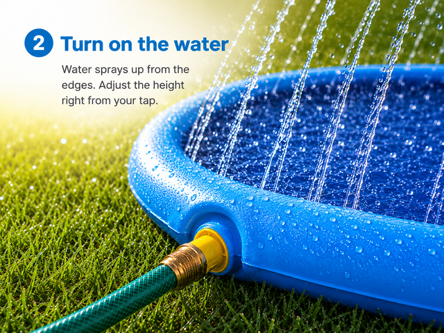 Turn on the water